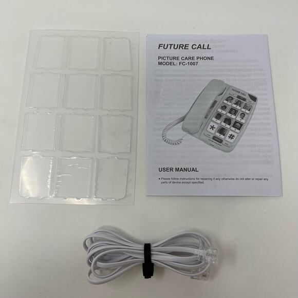 Future Call Picture Care Phone FC-1007 Dial by Photo Speakerphone Elderly Kids - Picture 11 of 11